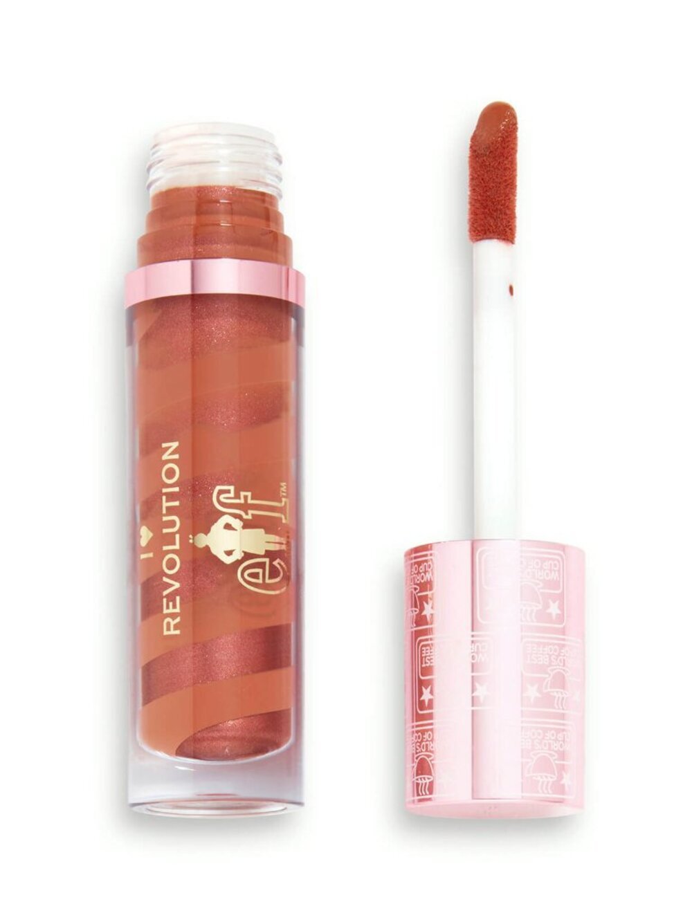 I Heart Revolution X Elf Candy Cane Lip Gloss 7.5ml  - Best Coffee